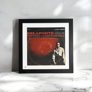 Belafonte Returns to Carnegie Hall Art Print - Black Frame